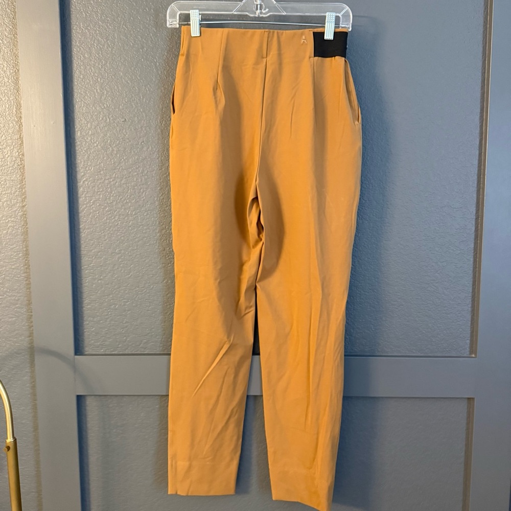 ADAY • Turn it Up pant - camel brown - Small high rise straight leg - Picture 6 of 7